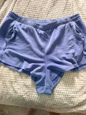 Victoria’s Secret Periwinkle Lounge Shorts XXL | Soft Modal Blend with Pockets
